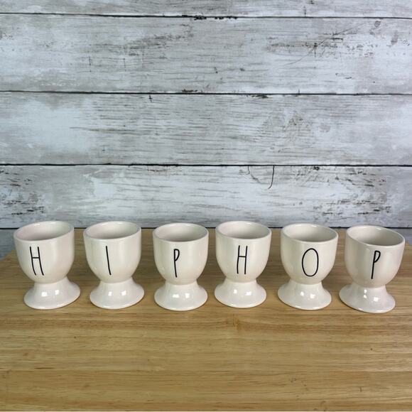 Rae Dunn HIP HOP Egg Holder Set - Picture 1 of 3